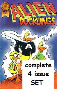 ALIEN DUCKLINGS #1 through #4 SET (1986 1987) (MacGillivray & Ice) Hot on Sale