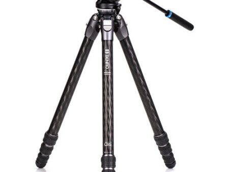 Benro Tortoise Carbon Fiber 3 Series Tripod System with S4Pro Video Head Online Sale