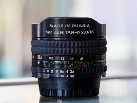 Zenitar 16mm f2.8 for Nikon F on Sale