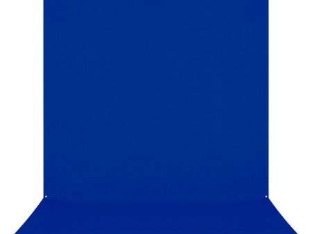 Westcott Wrinkle-Resistant Backdrop - Royal Blue   Chroma-Key Blue (8  x 13 ) For Sale