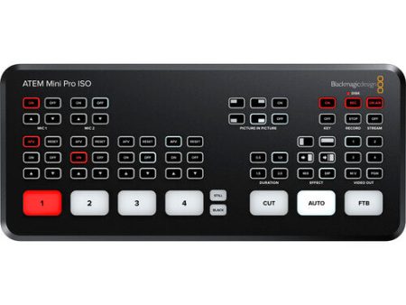 Blackmagic Design ATEM Mini Pro ISO HDMI Live Stream Switcher on Sale