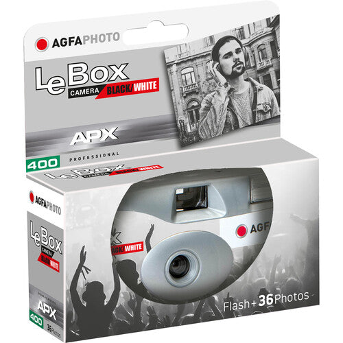 Agfaphoto Lebox Black & White Single-Use Camera Cheap