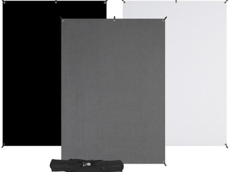 Westcott X-Drop 3-Pack Backdrop Kit (5 x 7 ) For Sale