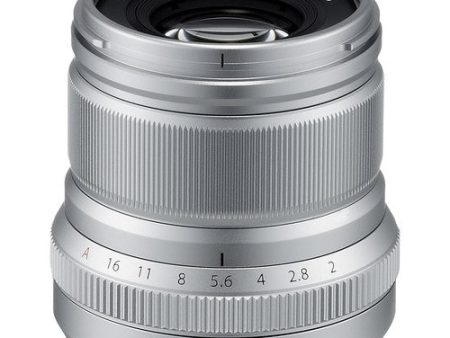 Fujifilm XF 50mm f 2 R WR Lens (Silver) For Sale