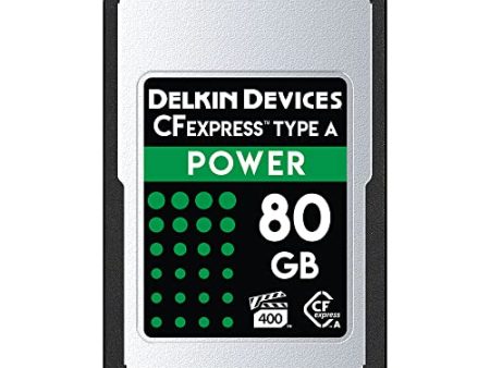 Delkin Devices 80GB Power CFexpress Type A Memory Card - DCFXAPWR80 on Sale