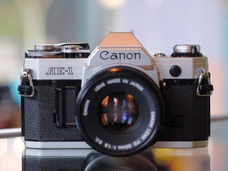 Canon AE-1 with 50mm f1.8 S.C. For Sale