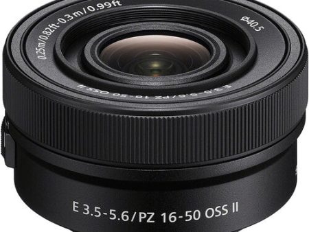 Sony E PZ 16-50mm f 3.5-5.6 OSS II Lens (Sony E, Black) Online