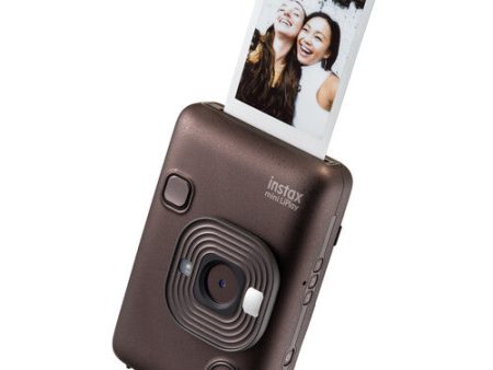 FUJIFILM INSTAX MINI Liplay Hybrid Instant Camera (Deep Bronze) on Sale