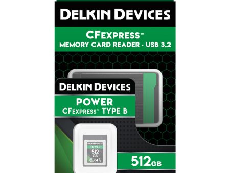 DELKIN POWER CFexpress™ Type B G4 512GB Memory Card & Memory Card Reader Bundle Online Sale