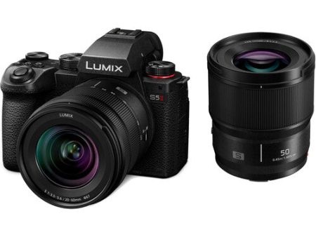 Panasonic Lumix S5 II Mirrorless Camera with 20-60mm and 50mm Lenses Kit on Sale