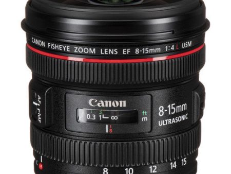 Canon EF 8-15mm f 4L Fisheye USM Lens Online