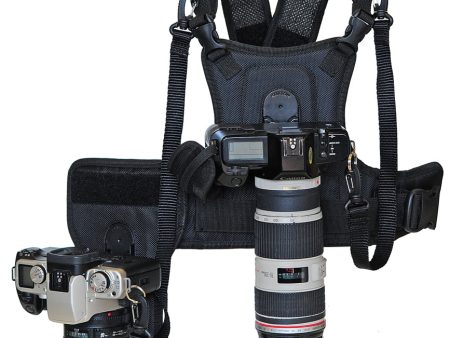 Cotton Carrier vest & holster system for two cameras. Online now