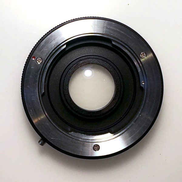 Minolta MD -> Nikon F Adapter (with glass) Online Sale