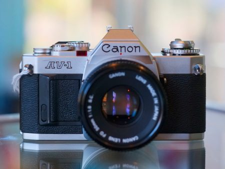 Canon AV-1 with 50mm f1.8 S.C. Fashion